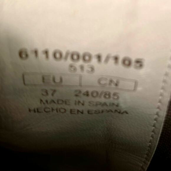 ZARA BASIC WOMEN'S BROWN LEATHER BLOCK HEEL ANKLE BOOTS SIZE EU 37 - US 6.5 - 7 - Picture 8 of 11